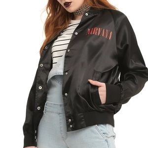 Hot Topic: Nirvana Satin Souvenir Jacket